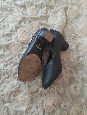 Classic Black Mary Jane Low Heel Pumps - Jazz, Ballet, Dance Shoes.